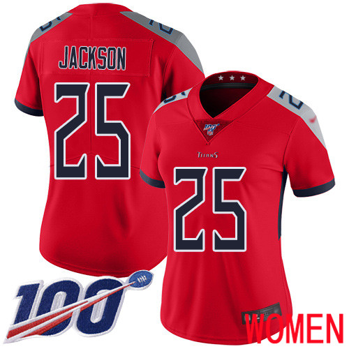 Tennessee Titans Limited Red Women Adoree  Jackson Jersey NFL Football #25 100th Season Inverted Legend->youth nfl jersey->Youth Jersey